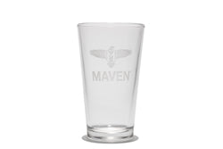 Etched Pint Glass